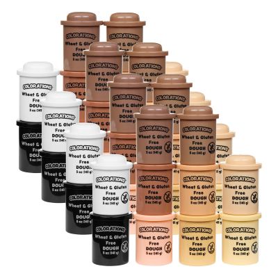 Colorations Wheat & Gluten Free Colors Like Me Dough 10 Colors/ 5oz, 4 Sets