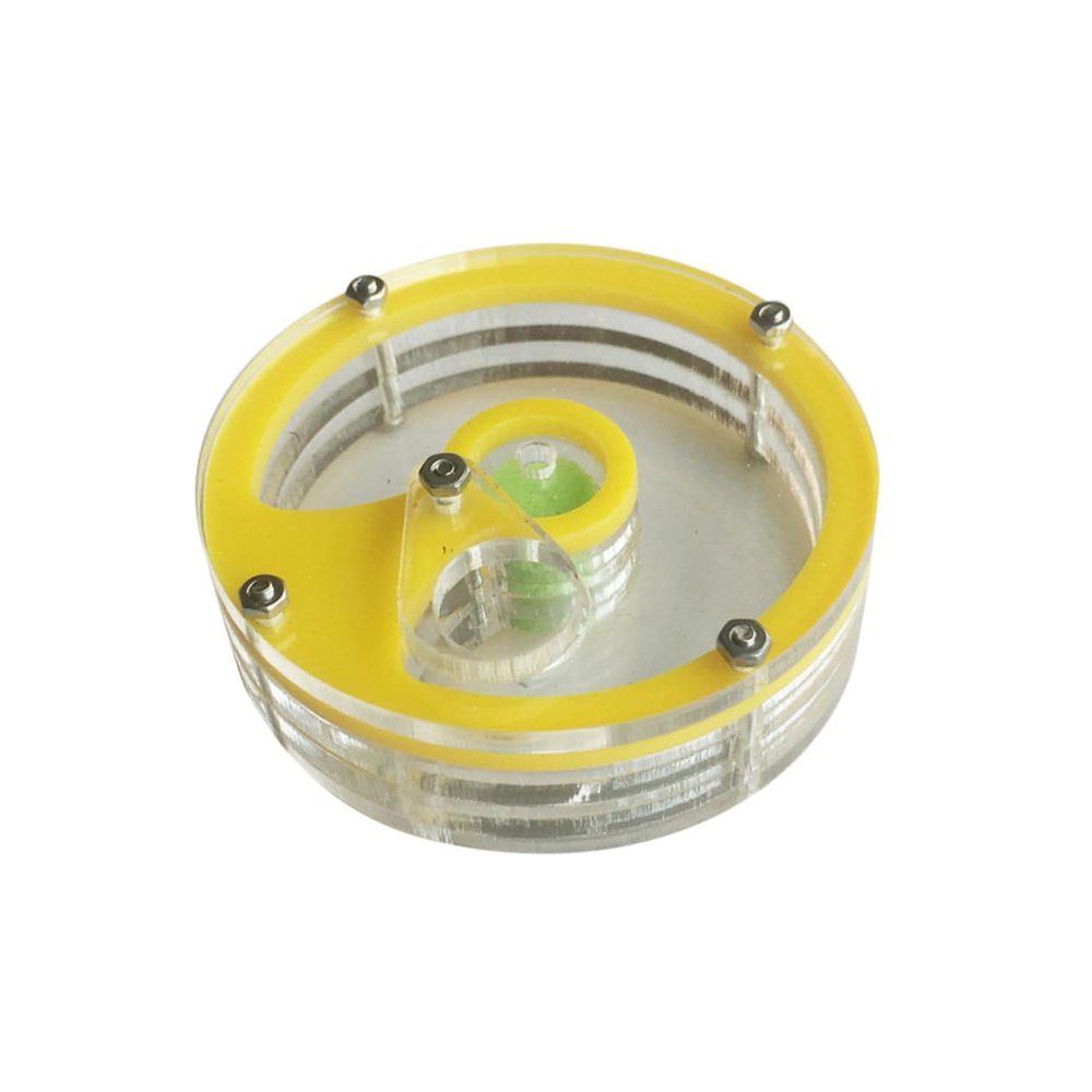 KOMBIUDA Practical Acrylic Breeding Box Round Nest for Comfortable Living Environment Humidity Control with Absorbent Sponge Easy to Clean Habitat