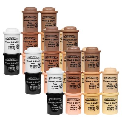 Colorations Wheat & Gluten Free Colors Like Me Dough 10 Colors/ 5oz, 3 Sets