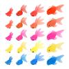 20pcs Goldfish Pet Fish for Cat Toy - Mini Goldfish Swimming in Water - Novelty Waterproof Toddler Swimming Toy view 2