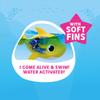 Robo Alive Junior Baby Shark New Silicon Fins Version Singing and Swimming Mommy Shark (Pink) by ZURU view 3