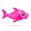 Robo Alive Junior Baby Shark New Silicon Fins Version Singing and Swimming Mommy Shark (Pink) by ZURU view 4