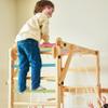Avenlur Grove 8-in-1 Indoor Jungle Gym with Gymnastic Rings, Climbing Rope, Swing, Slide, Monkey Bars, Rope Wall Net, and Wooden and Rope Ladder - Jungle Play Set for Kids Ages 2-11 Years Old view 3