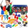 Skirfy Magic Kit-Magic Tricks for Kids Ages 6-8,75+ Magic Kit for Kids 8-12 with Flattern The Dice,Acacia Rabbit, for Kids Boys Girls view 1