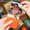 100 Count Matte Card Sleeves for Trading Cards, Standard Size Protective Sleeves Deck Card Protectors Fit for Baseball Cards, Sports Cards, MTG, Game Card Standard Cards (Orange) view 4