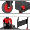Trolley Platform Folding Platform Cart Moving Push Cart with Folding Metal Handle and 4 Swivel Casters and Launcher for Hotel Home Booksore Cart Pla view 4