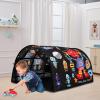CRAWLBO Kids Bed Tent Twin Beds -Cartoons Wonder Play Tents Boys Girls Ventilated Indoor Play Tent Children Promotes Independent Play, Stimulates Imagination Set-Up Playhouse (Robots) view 3