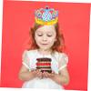 SAFIGLE 6pcs Boy Girl Birthday Crowns Creative Hats for Boys and Girls Handmade Felt Party Accessories for Birthday Celebrations Photo Props and Classroom Events view 3