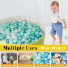 40Inch Kids Ball Pit, Foldable & Portable & Reusable Balls Pool for Toddlers,Playpen/Fence for Baby, Play Pool for Dog, Indoor & Outdoor Use, Oversized(Green Tea) view 4