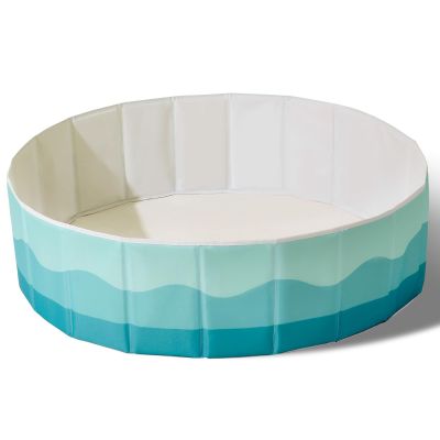 40Inch Kids Ball Pit, Foldable & Portable & Reusable Balls Pool for Toddlers,Playpen/Fence for Baby, Play Pool for Dog, Indoor & Outdoor Use, Oversized(Sea Blue)