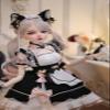 VLEYAN Hand-Painted BJD Doll, 22.8 Inches (56cm) Tall, Catwoman Maid Style, Princess Doll, PVC Body with 31 Movable Joints, for Ages 15+ and Older,Desk and Wall Decorations (Handmade Makeup Plus) view 4