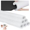 Hanaive 2 Pcs 40 Inch x 4.1 Inch Jumbo Foam Pool Noodles Pipe Insulation Tube Large Swimming Swim Hollow Noodle Bulk for Floating Craft Projects Pre Slit Clamp Protection Padding Bumper (White) view 1