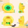 Step4Fun Bounce House Air Blower for Inflatables, 480 Watt ETL Certified Electric Blower, Perfect for Inflatable Bounce House Water Slide and Bouncy Castle Indoor & Outdoor Yellow view 3