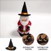 Abaodam Mini Felt Witch Hats 10Pcs Small Handmade Halloween Wine Bottle Covers Party Decorations Crafts Table Toppers view 2