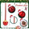 Gejoy 12 Pieces Christmas Bell Necklaces Large Jingle Bell Necklaces Christmas Party Accessories Stocking Stuffers for Craft Xmas Holiday Party Supplies(Multicolor) view 2