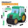 Birchio Tractor Pinata Bundle with a Blindfold and Bat(15.8 x 6.7 x 12 Inches), Kids Excavator Pinata for Construction Birthday Parties, Boys Birthday Party Supplies view 2