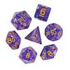 HDdais DND Dice Set, 7PCS Polyhedral D&D Dice Set Filled with Colorful Foil for Role Playing Game and Tabletop Games view 2