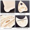 CREATCABIN Wood Spirit Board Pendulum Board Tarot Card Stand Kit Wooden Talking Boards with Planchette Dowsing Divination Kit Hunt Metaphysical Message for Wicca Pagan 11.81x7.87Inch-Butterfly view 3