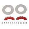 Alomejor RC Aluminum Disc Brake Caliper Set 1.4in High Simulation RC Brake Disc with Screws, Direct Replacement for 1/10 RC Cars view 1