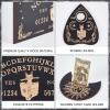 CREATCABIN 3Pcs Wooden Divination Board Set Tarot Card Stand Holder Cat Sun Tarot Card Altar Stand Spirit Board Kit with Planchette Black Rectangle Card Display Rack for Witch Accessories Supplies view 3