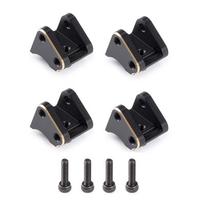 4Pcs SCX10 II Brass Link Mounts 38g Shock Suspension Linkages Front Rear Axle Counterweights for 1/10 RC Crawler AR44 Axial SCX10 Upgrades
