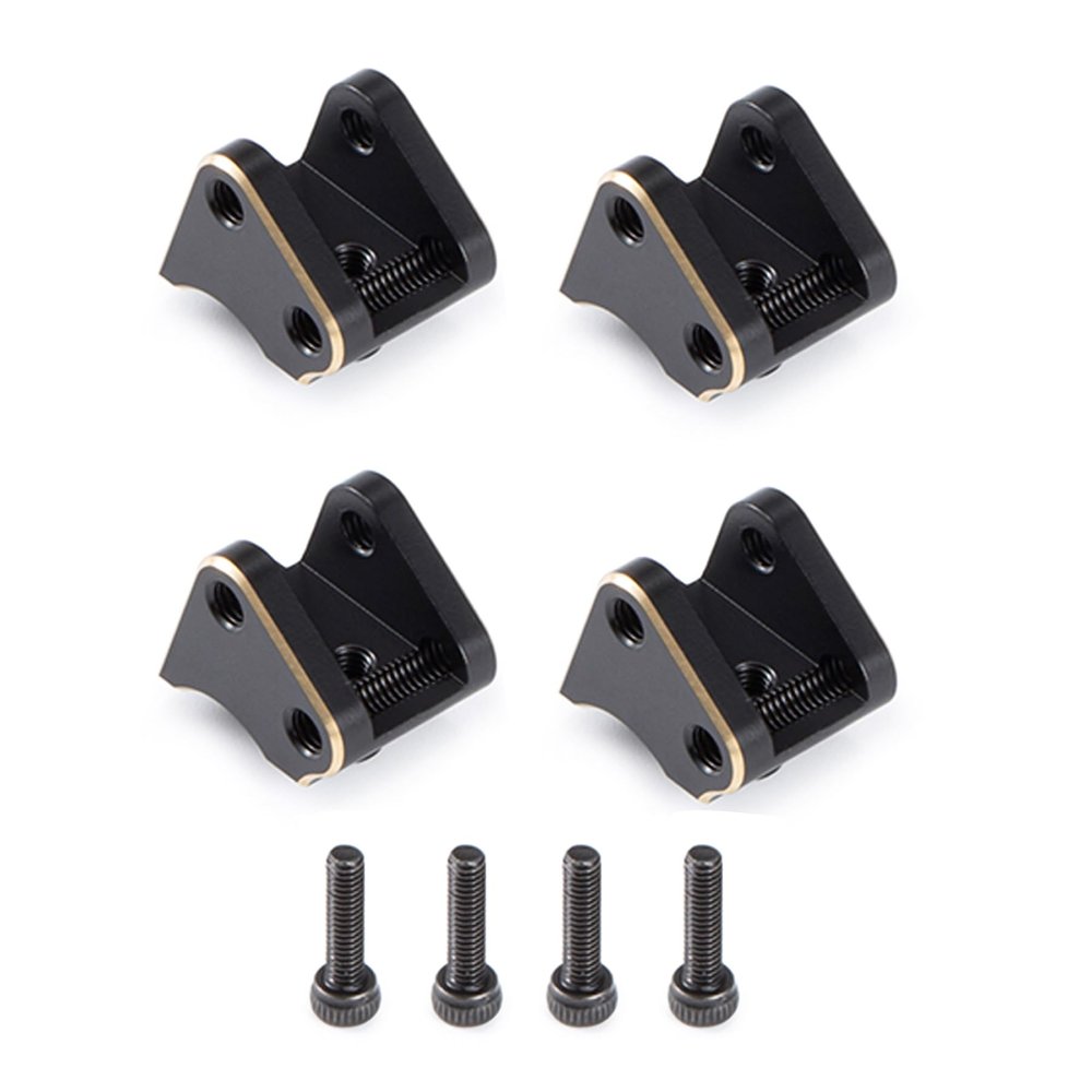 4Pcs SCX10 II Brass Link Mounts 38g Shock Suspension Linkages Front Rear Axle Counterweights for 1/10 RC Crawler AR44 Axial SCX10 Upgrades