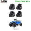4Pcs SCX10 II Brass Link Mounts 38g Shock Suspension Linkages Front Rear Axle Counterweights for 1/10 RC Crawler AR44 Axial SCX10 Upgrades view 2