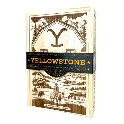 Buffalo Games - Yellowstone The Cooperative Board Game for Adults - Inspired by The Hit Yellowstone TV Series - High Difficulty Deck Building - New Strategic Conflict Based Game