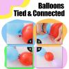 100 Pcs Quick Link Balloons White 10 inch, Latex Linking Balloons for Balloon Wall/Arches/Chains, Birthday Party Wedding Anniversary Graduation Arch Party Decor (white) view 3