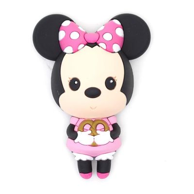Disney 3D Foam Magnet - Minnie (Eating Pretzel)