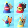 SUICRA Cute Animals DIY Party hat Kids Birthday Party Cartoon Birthday hat top hat Decorative hat Prom Dress up  Everyday Bunny view 1