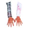 ABOOFAN 2 Pcs Trick Props Prosthetic Hand Halloween Fake Hand Broken Arm Halloween Bulk Fake Hands for Halloween Haunted House Decoration Halloween Supplies Latex, Cloth Accessories view 1