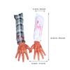 ABOOFAN 2 Pcs Trick Props Prosthetic Hand Halloween Fake Hand Broken Arm Halloween Bulk Fake Hands for Halloween Haunted House Decoration Halloween Supplies Latex, Cloth Accessories view 2