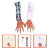ABOOFAN 2 Pcs Trick Props Prosthetic Hand Halloween Fake Hand Broken Arm Halloween Bulk Fake Hands for Halloween Haunted House Decoration Halloween Supplies Latex, Cloth Accessories view 3