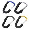1PC Baby Carriage Hanger Stroller Handle Big Sponge Carabiner Shopping Bag Clip Hook Caribeaner Clip Heavy Duty Locking, Random delivery view 1