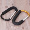 1PC Baby Carriage Hanger Stroller Handle Big Sponge Carabiner Shopping Bag Clip Hook Caribeaner Clip Heavy Duty Locking, Random delivery view 2