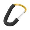1PC Baby Carriage Hanger Stroller Handle Big Sponge Carabiner Shopping Bag Clip Hook Caribeaner Clip Heavy Duty Locking, Random delivery view 4