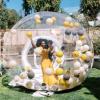 10FT Inflatable Bubble House for kids,Commercial PVC Bubble Dome Tent with Tunnel,Transparent Bubble House with 750W Blower and Air Pump for Birthday Party,Wedding,Gender Reveal and Other Event (10FT) view 3