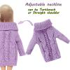 BJDBUS Winter Turtleneck Sweater Clothes for 11.5 inch Girl Doll Accessories (Purple) view 3