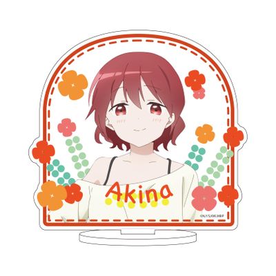 A3 Kubo Does Not Forgive Me 06 Akina Kubo [Official Illustration] Character Acrylic Figure