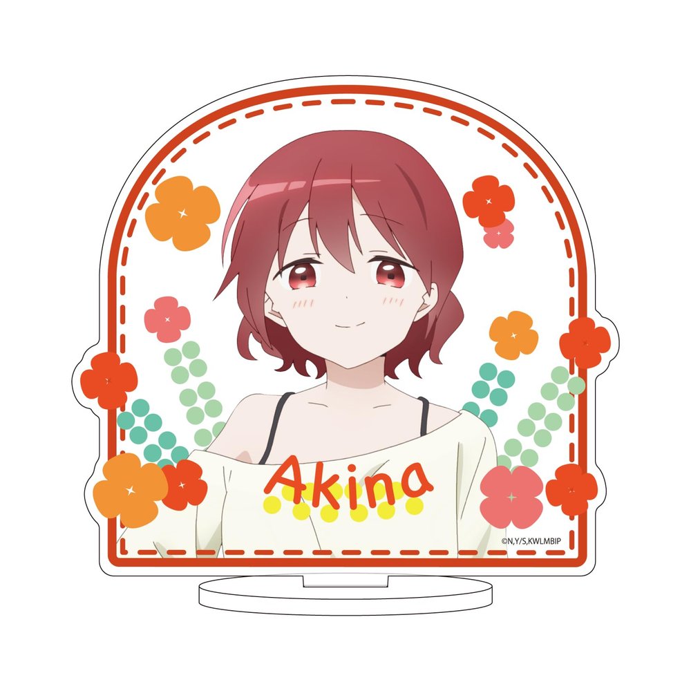 A3 Kubo Does Not Forgive Me 06 Akina Kubo [Official Illustration] Character Acrylic Figure