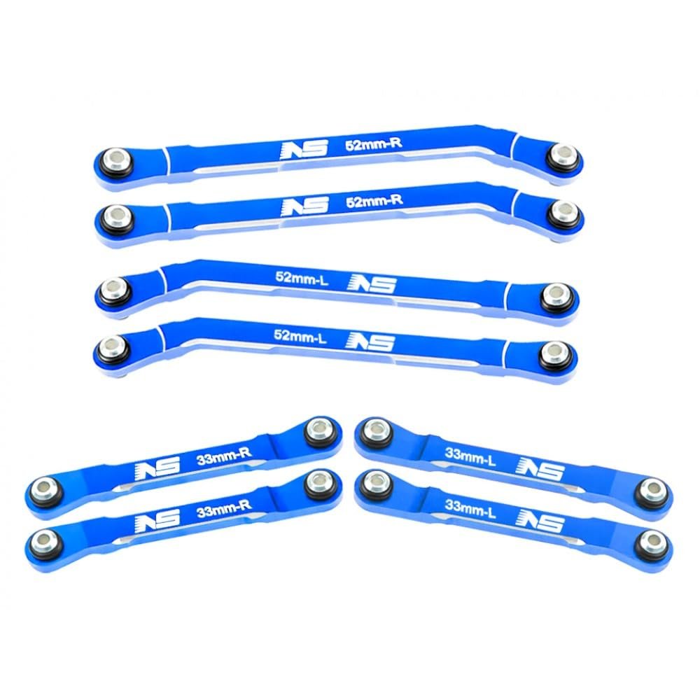 NexxSpeed CNC 7075 Aluminum High Clearance Links Set (Blue) - AXIAL AX24