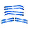 NexxSpeed CNC 7075 Aluminum High Clearance Links Set (Blue) - AXIAL AX24 view 1