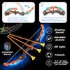 KKONES Kids Bow and Arrow Set, 2 in 1 Shooting Game with LED Light Up Archery Toy, Foam Balls, Suction Cup Arrows, Target, Quiver, Indoor Outdoor Toys for Kids Boys Girls Gifts view 2