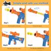 KKONES Kids Bow and Arrow Set, 2 in 1 Shooting Game with LED Light Up Archery Toy, Foam Balls, Suction Cup Arrows, Target, Quiver, Indoor Outdoor Toys for Kids Boys Girls Gifts view 3