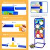 KKONES Kids Bow and Arrow Set, 2 in 1 Shooting Game with LED Light Up Archery Toy, Foam Balls, Suction Cup Arrows, Target, Quiver, Indoor Outdoor Toys for Kids Boys Girls Gifts view 4