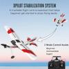 STYLIEX 2.4G 400MM Wingspan Electric RC Aircraft, One Key Return EPP Ultra Light Fixed Wing Glider, Gear Set Powertrain RC Airplane with Gyroscope Outdoor Indoor Plane Toy Present view 2