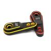 25T Servo Horn Arms Metal RC Servo Horns Multi-Purpose Steering Gear Arm Bidirectional Servo Arm Black Red & Black Gold (2 PCS) view 3