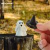 ABOOFAN Mini Witch Hats 3 Inch Black Plastic Miniature Hats for Dollhouse Halloween Party Supplies DIY Craft Accessories view 4