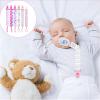 6 Pcs Baby Dummy Strap Clip, Pacifier Clip, Pacifier Holder Soother Chains Clips Fit All, Soothers, Teething Toys, Baby Essentials for Boys and Girls view 4